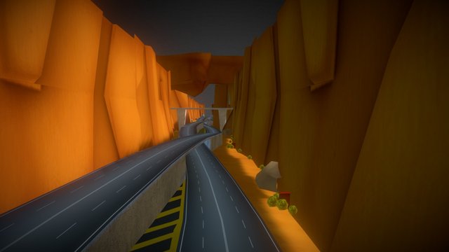 Desert Level 3D Model