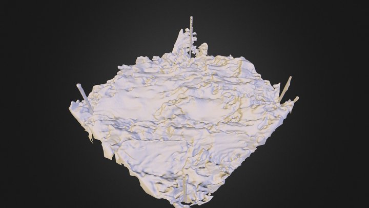 Site B: 11 December 2013 penitentes 3D Model