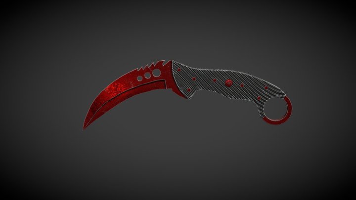 CS:GO Talon Knife 3D Model