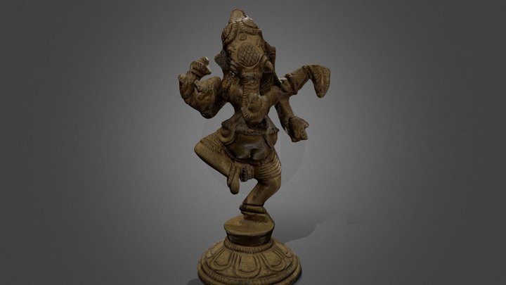 Dancing Ganesha 3D Model