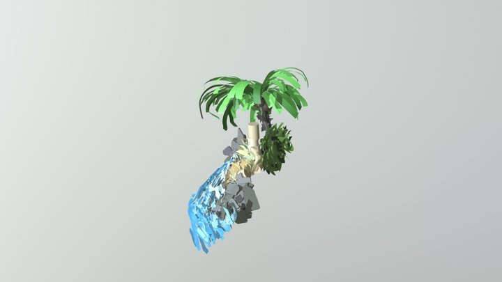 Island Ruins: Coolpaintr VR 3D Model
