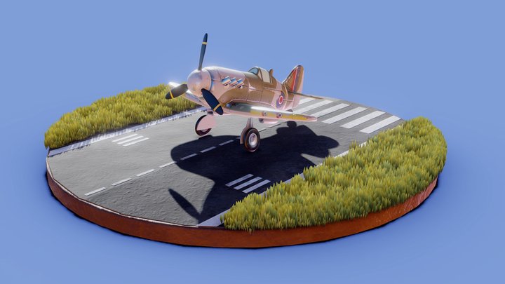 Spitfire MK1 3D Model