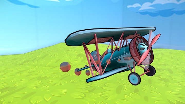 DAE Flying Circus Assignment - Boeing P-12 3D Model