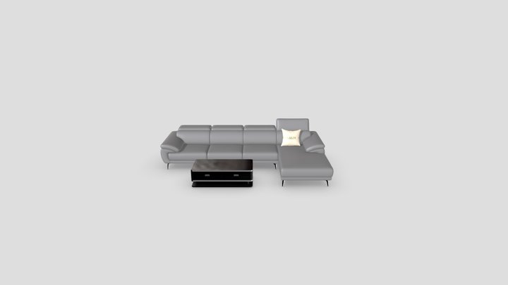 Cam Tu Sofa 3m6 AR 3D Model
