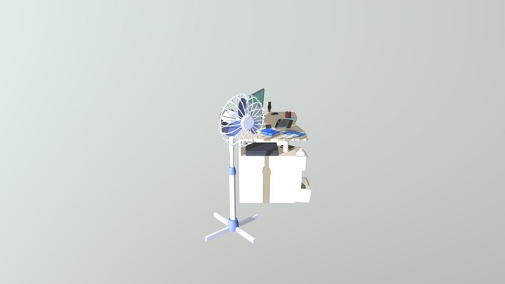 10 things in the room (Color) 3D Model