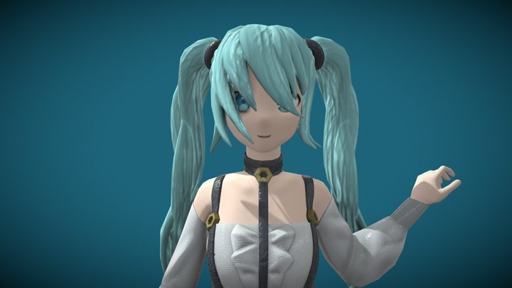 Hatsune Miku 3D Model