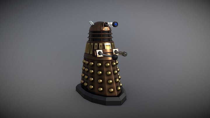 NSD Dalek - Chibnall Era with Gattling Gun