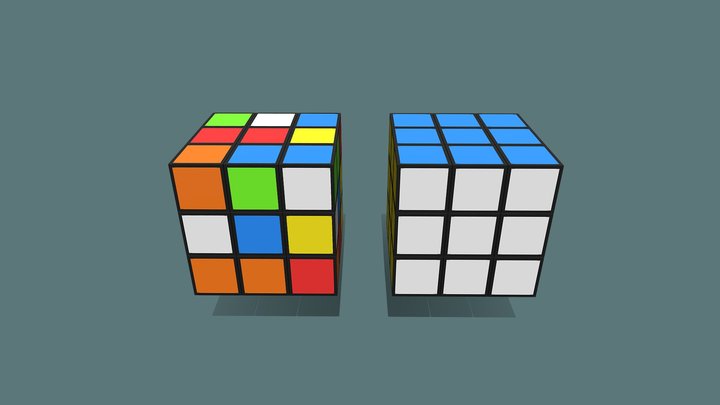 Rubik's Cube 3D Model