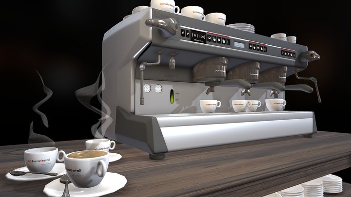 CAFETERA PROFESIONAL MTRL – Modello 3D gratuito STL