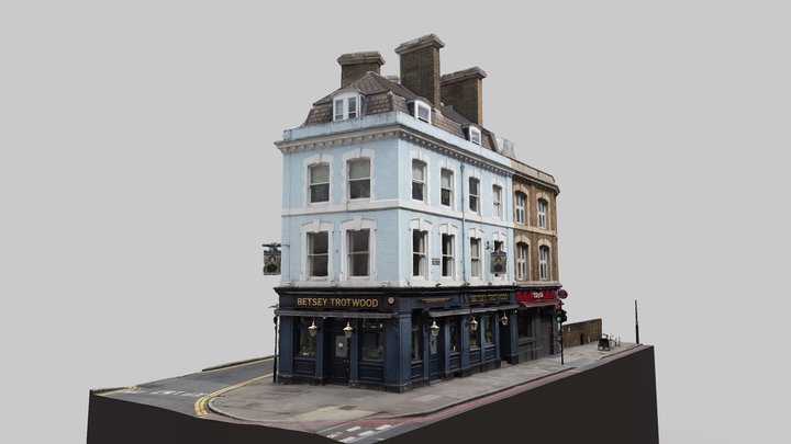 Betsey Trotwood Pub – Kostenloses 3D-Modell STL