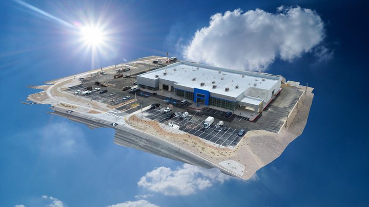 Galles Chevrolet Drone Map from Drone U 3D Model