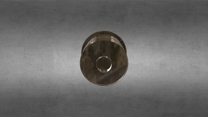 09-247-D донный слив D240 антивихревой 3D Model