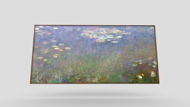 Water Lilies (Agapanthus) - Claude Monet – Modelo 3D gratuito STL