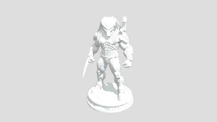 Hunter in Bronze 3D Model