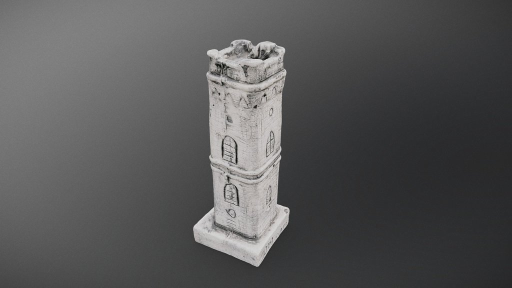 Ceramic tower model