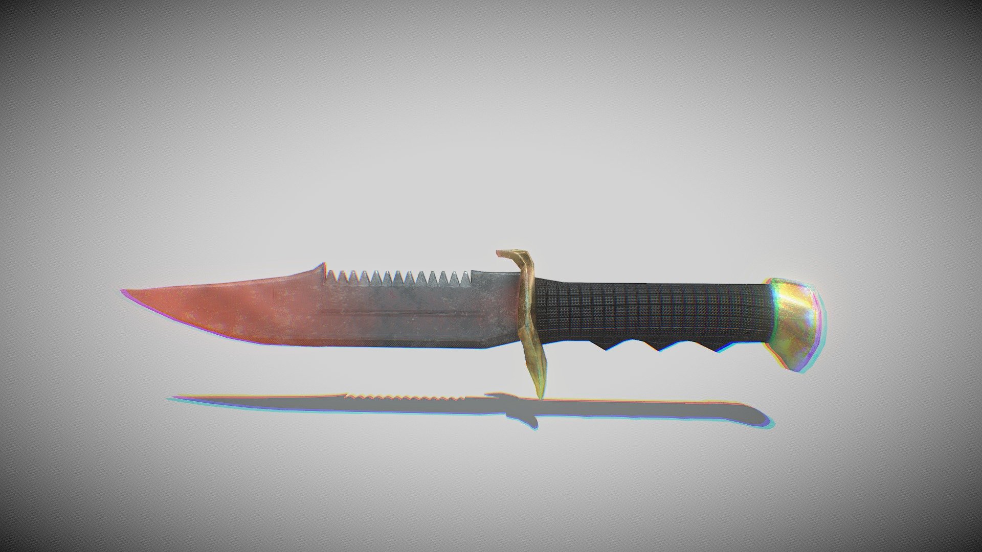 Knife lowpoly Download Free 3D model by Brandon.Wong [e9c34d8