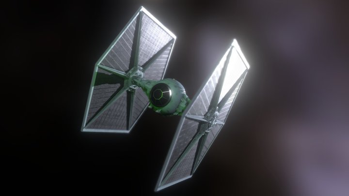 Star Wars TIE Fighter 3D Model