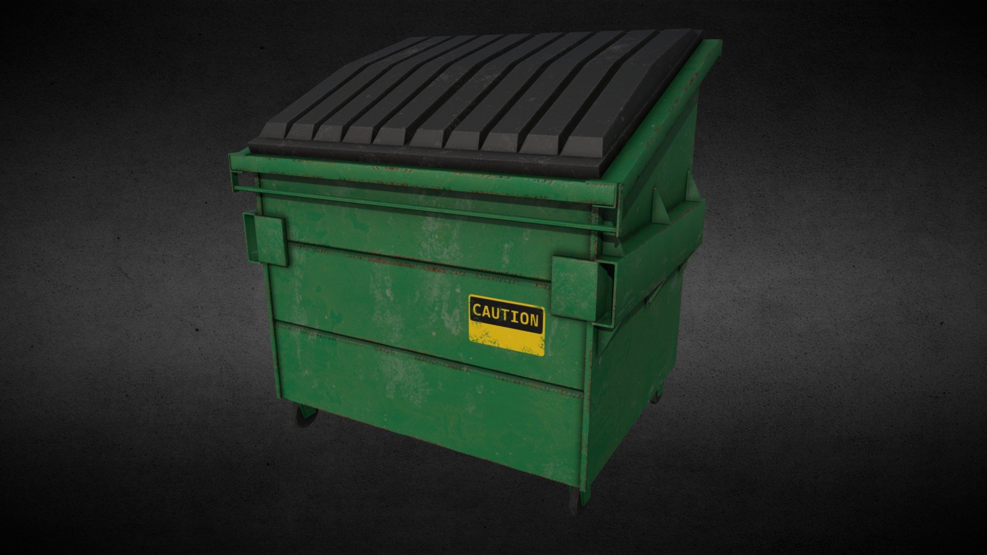 Lowpoly Large Garbage Container - Download Free 3D model by pcy78 ...