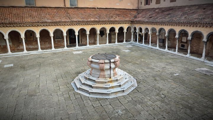 Venice, San Michele in Isola, Yard – Free 3D Model STL