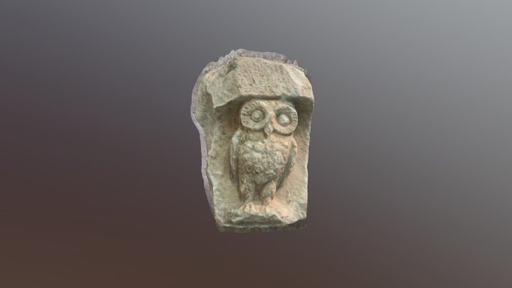 Athens - Acropolis museum - Owl 3D Model