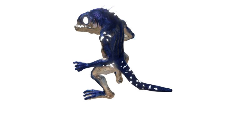 Creeppy frog 3D Model