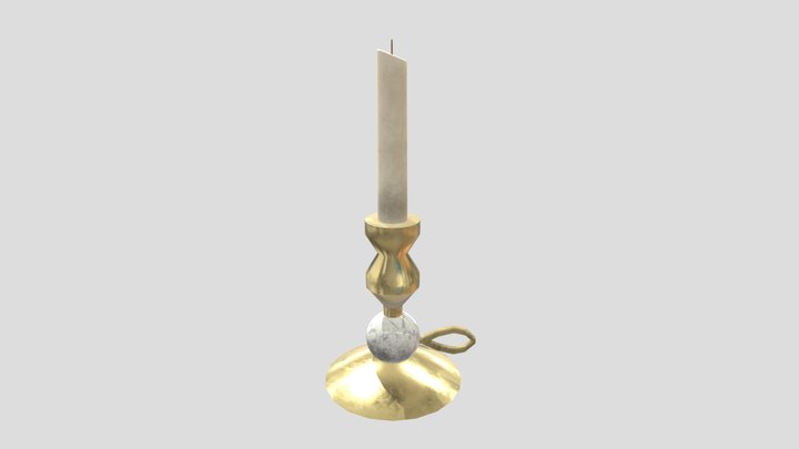 Candle 3D Model