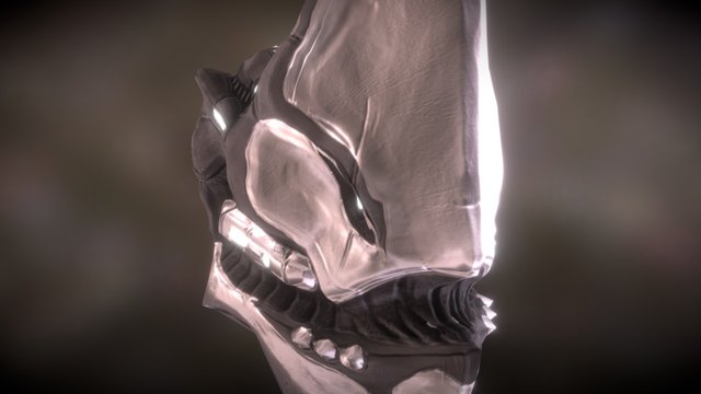 Rhino Iron Jaw Helmet 3D Model