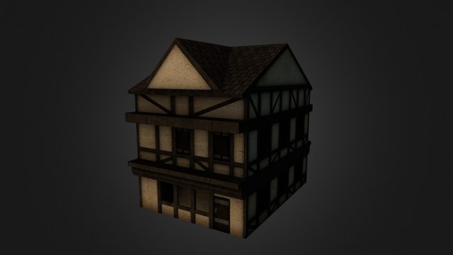 House Medieval Low Variant 3D Model