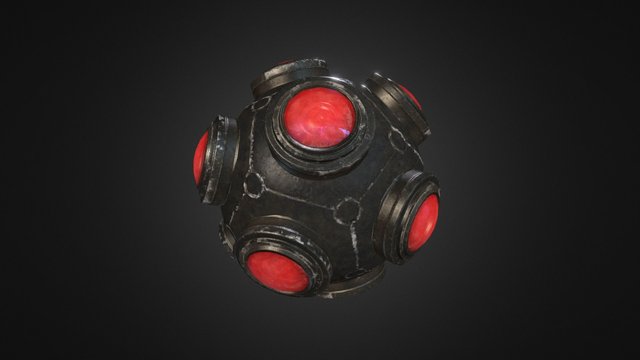 Advanced Warfare Grenade 3D Model