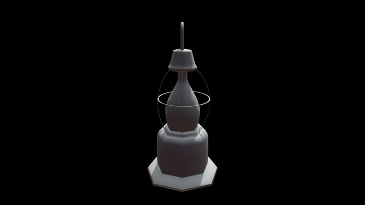 Lamp Textured 3D Model