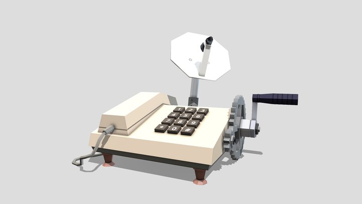 Téléphone "portable" 3D Model