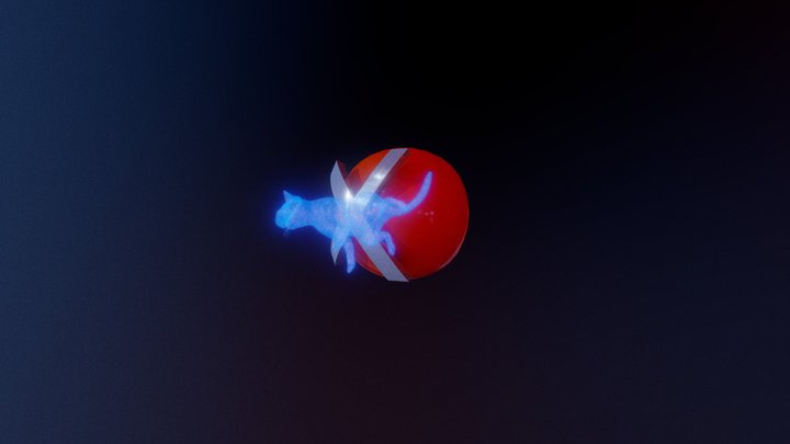VR Cat 3D Model