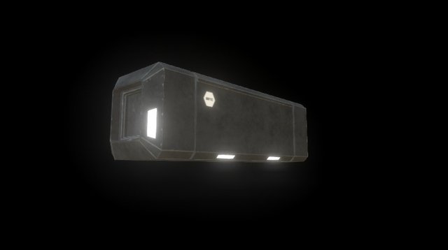 Sci-Fi chest 3D Model