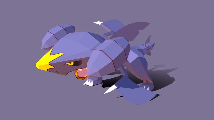 Garchomp 3D Model