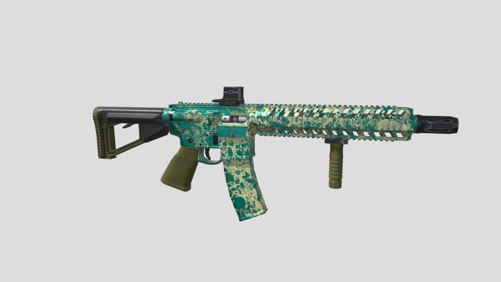 AR-15 Custom 3D Model