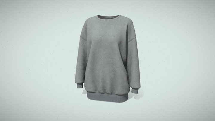 Hoodie Base 3D Model