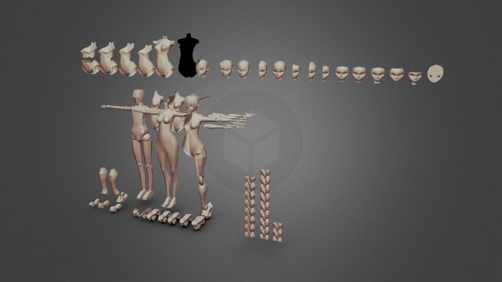 Test Scene 3D Model
