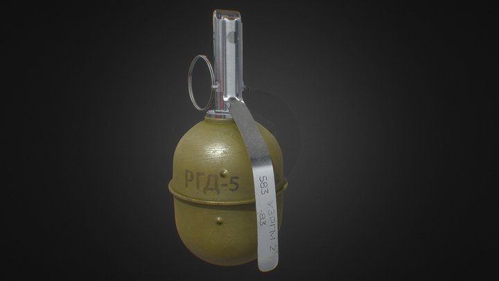 Grenade RGD-5 3D Model