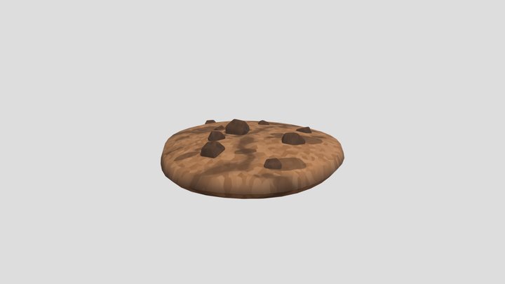 Cartoon Cookie 3D Model
