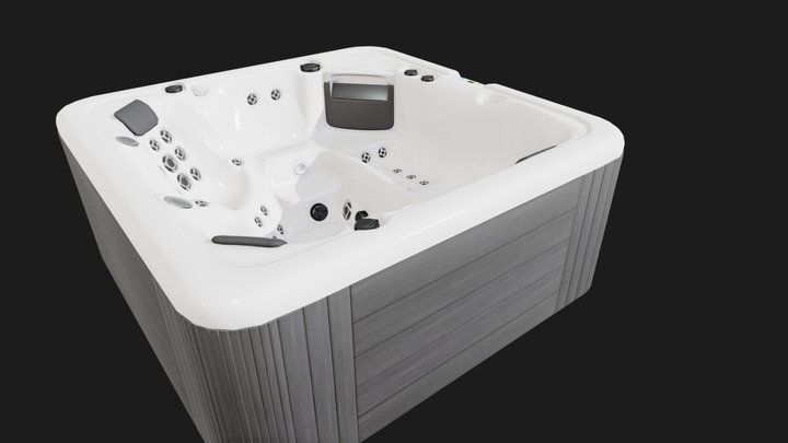 GL863L Hot Tub - Garden Leisure 3D Model