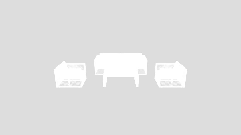 Woven Frame Outdoor Sofa Set