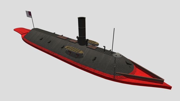 CSS Virginia for TTS 3D Model