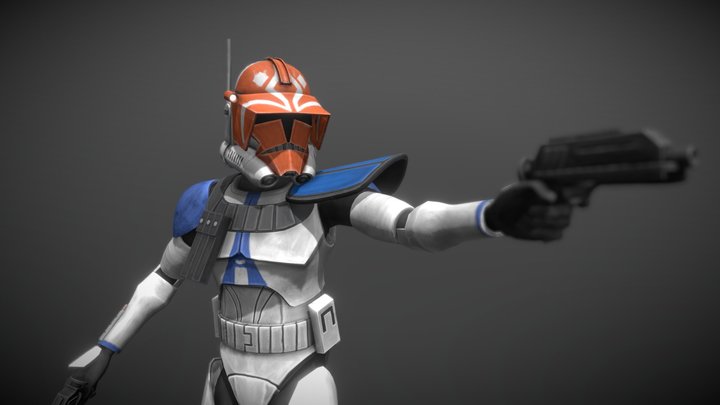 CT-4528: Clone Captain Vyse 3D Model
