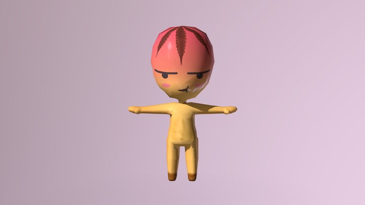Angry 3D Model