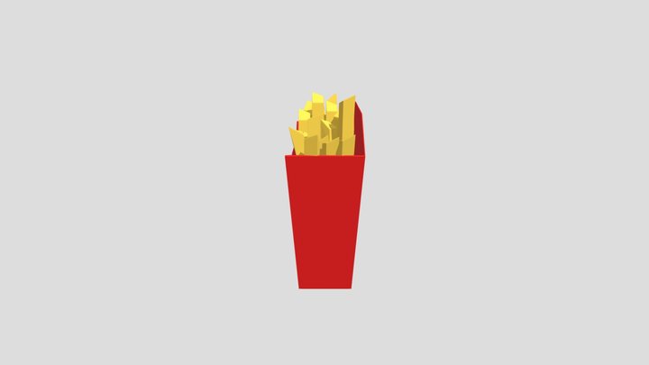 French Fries 3D Model
