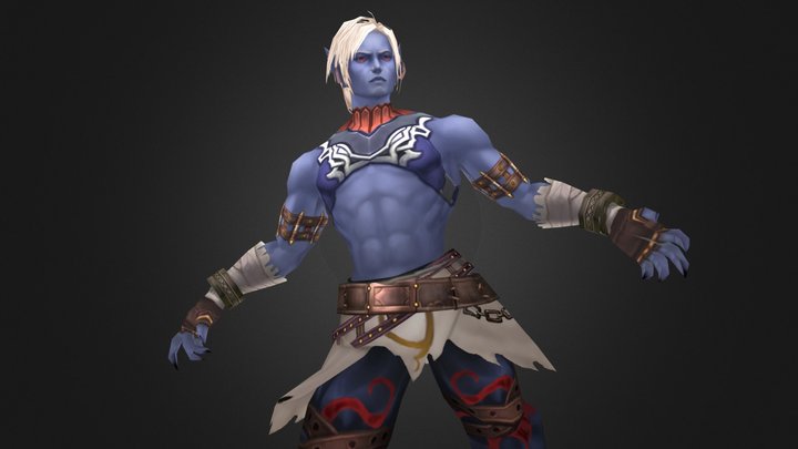 Demon Worrior 3D Model