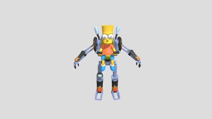 Bart Simpson - Fortnite 3D Model