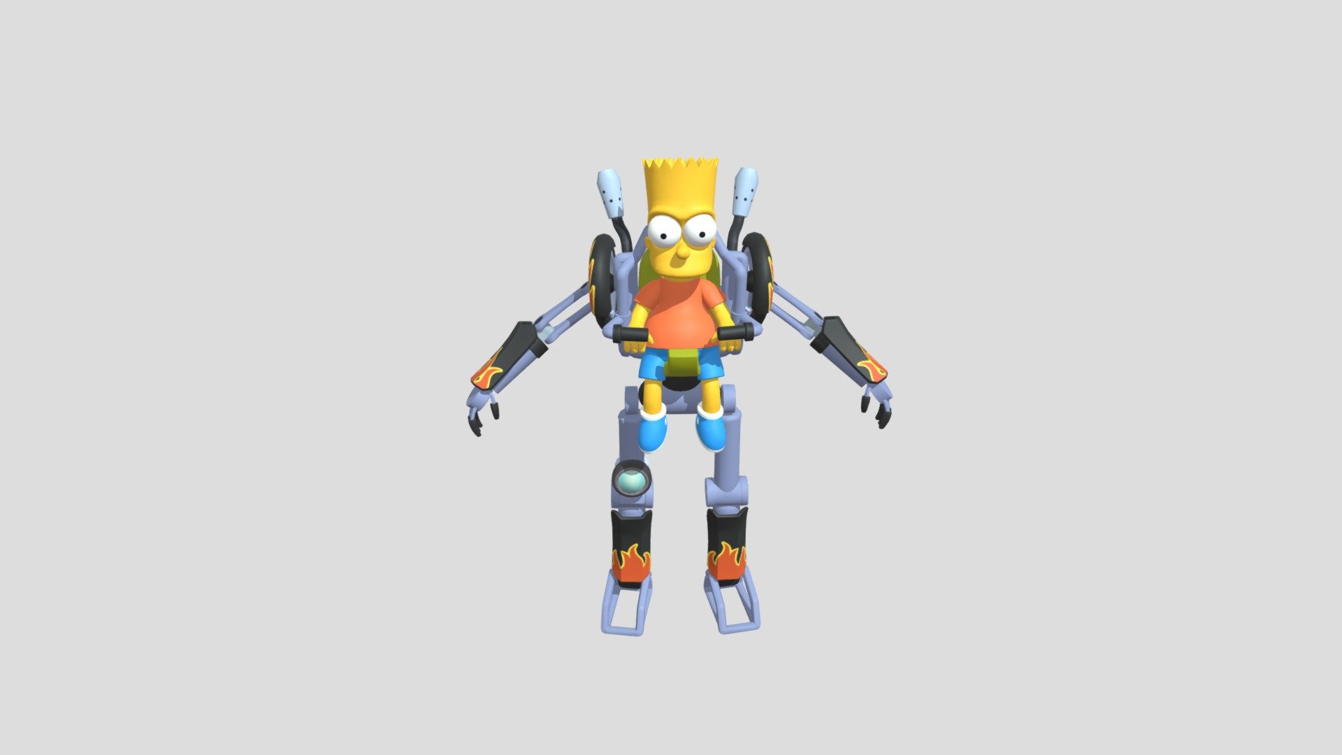 Bart Simpson Fortnite Download Free 3D model by Jacxx2
