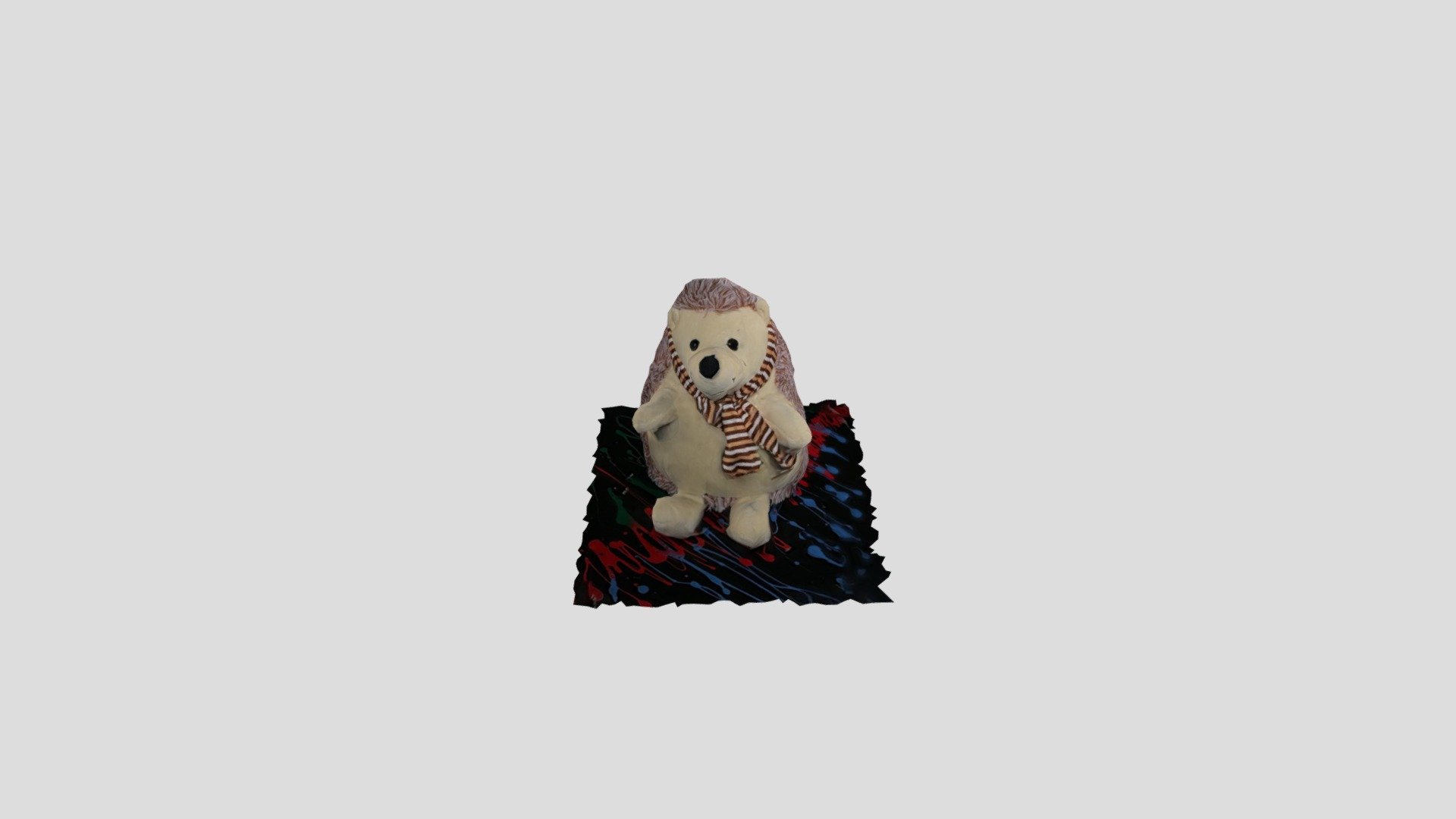 Fotogrametría Objeto: Erizo de peluche 3D