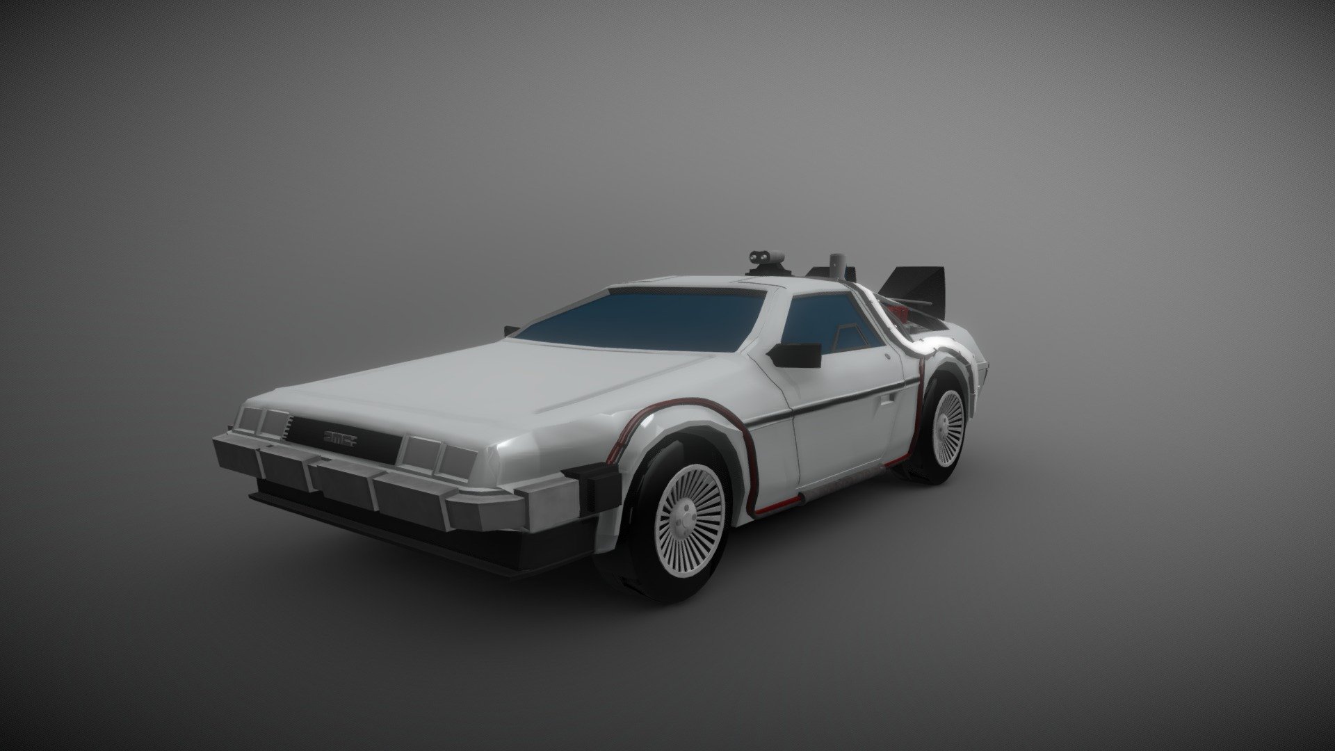 Delorean - Back to the Future - 3D model by CarlosCopto [e9d27fc ...